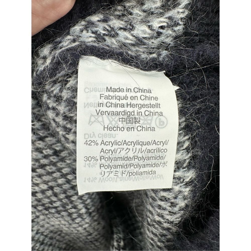 J. Crew windowpane navy white cardigan - Picture 4 of 7